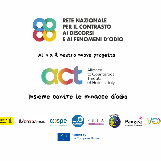 Nasce il progetto ACT contro discorsi e fenomeni d’odio